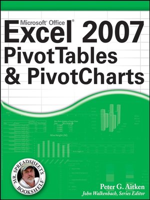 cover image of Excel 2007 PivotTables and PivotCharts